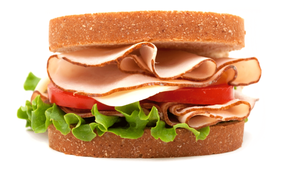 turkey club sandwich calories