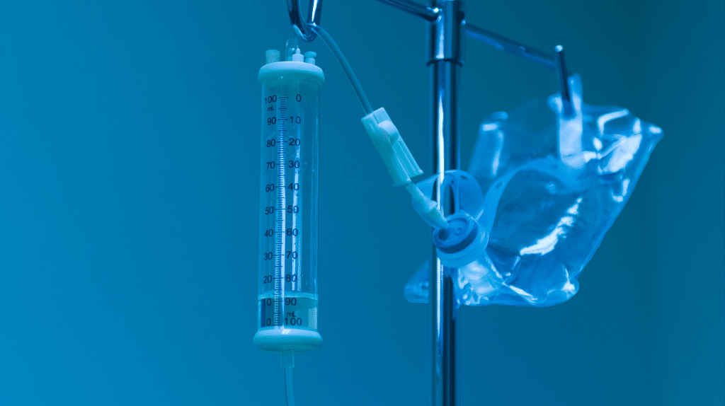 intravenous fluids flow rates